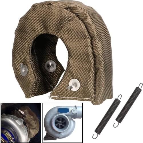 Car Accessories Insulation Wrap Cover For T3 Turbo Charger Protector Heat Shield Blanket Titanium Fiber Universal For Motorcycle