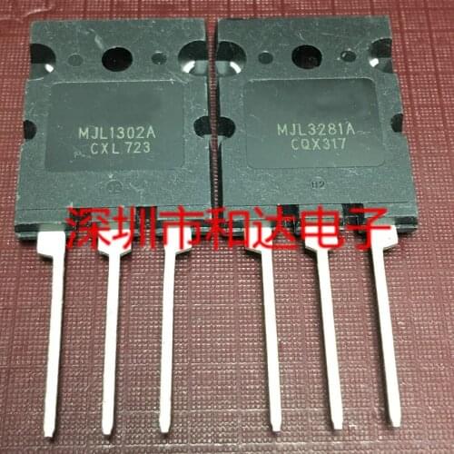 Free shipping 10pcs/lots MJL1302A MJL3281A=5pcs MJL1302A+5pcs MJL3281A TO-264 High power audio pairing tube TO-3PL