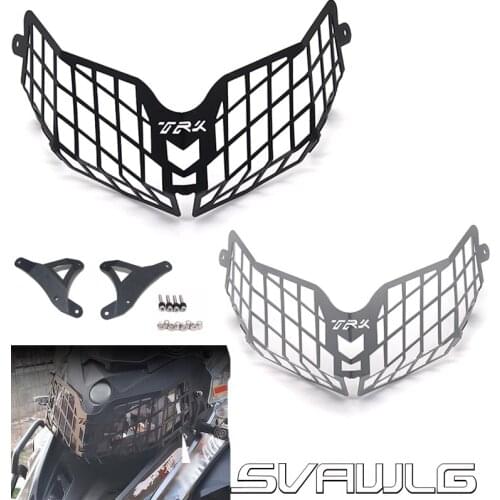 Black For Benelli TRK502 TRK 502X Headlight Guard Protector Grille Covers for Benelli TRK 502 Moto Parts Motorcycle Accessories