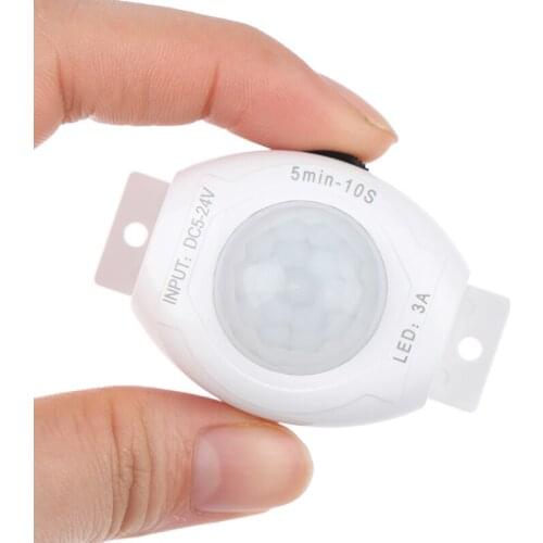 Motion Sensor DC 5V 12V Light Switch Movement Detector Activated Timer Automatic Pir Motion Sensor ON OFF for LED Strip Light