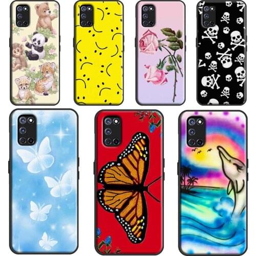 Devil Angel Butterfly Safari Babies For OPPO A15 A3S A5S A52 A72 A92 A83 A91 A93 F5 Reno2 Z A31 A53 A5 A9 2020 A1K Phone Case