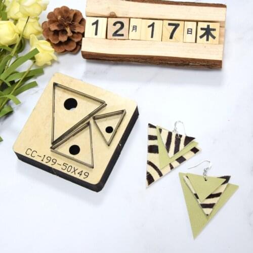 Die Cut Mold Steel Punch Earrings Cutting Dies Wooden For Leather Blade Rule Cutter For Diy Leather Crafts