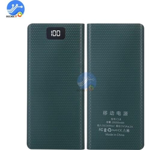 DIY kit powerbank case 2 USB 8*18650 Battery Charger Case Box Power Bank Shell LCD Digital Display Battery Storage