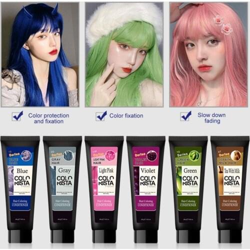 Colorful 200ml Sealed Widely Application Hair Lock Conditioner Long Lasting for Daily Use