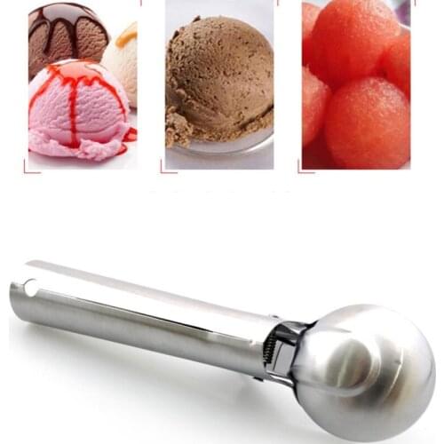 Ice Cream Scoops Stacks Digger Fruit Non-Stick Spoon Stainless Steel Kitchen Tools For Home Cake