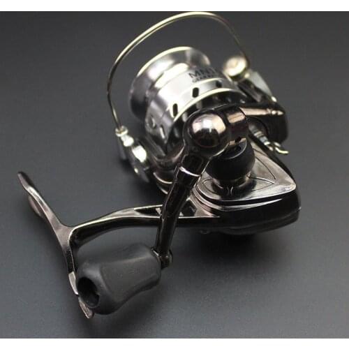 Mini Fishing Reel Palm Size Metal Ultra Light Small Spinning Ice Roller Micro