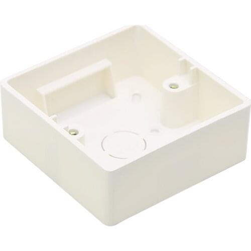 External Switch Socket Accessories Mounting Box for 86mm* 86mm Standard Switch and Socket Mounting Box for Any Wall Location