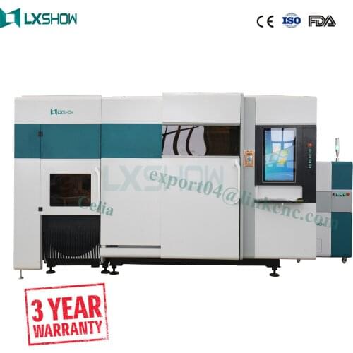 10000w High Power cutter source enclosed cover full closed machin 6kw fiber laser cutting machine 6000w