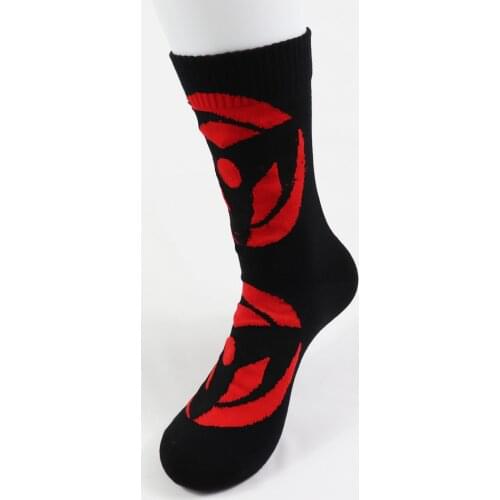 Anime Hokage Uchiha Clan Sasuke Write Round Eyes Socks