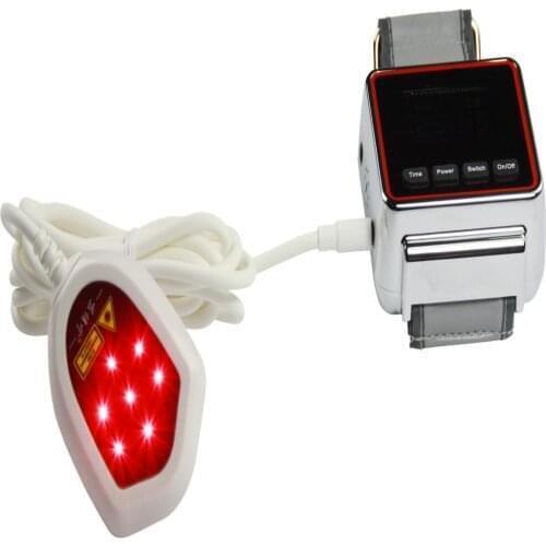 NEW Wrist Model Cold Laser Therapy Physical Therapy Body Pain Relief Hypertension Prevent Thrombosis Heart Attack and Stroke
