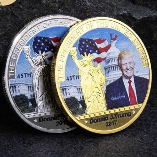 2017 Donald Trump 45th President US Commemorative Coin Make American Great Again