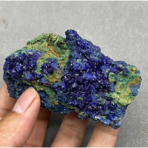 Natural azurite mineral cristal espécime da província de anhui, china