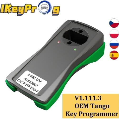 V1.111.3 OEM Tango Auto Key Programmer OBDII Key Remote Control Transponder Full Software Update Online OBD2 Car Key Maker