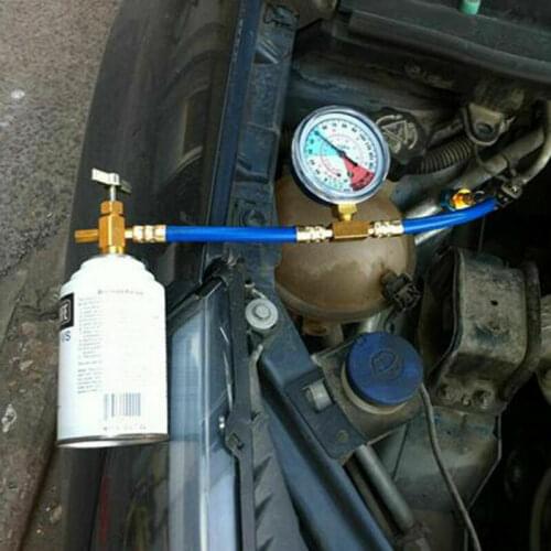 Auto Replacement R-134a Can to R12/R22 Port A/C Air Conditioning Recharge Hose Pipe Gauge