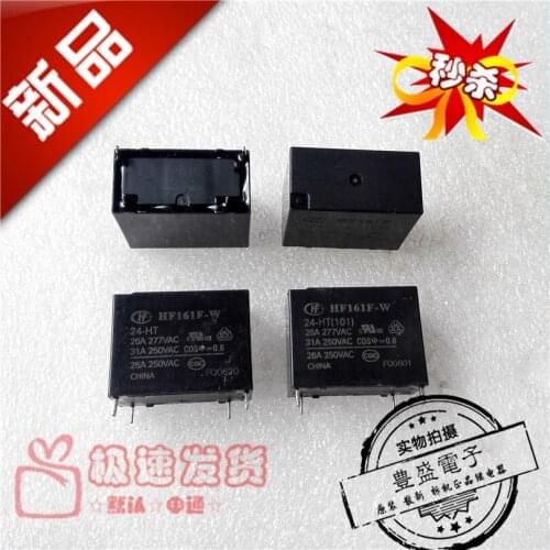 Solar Relay HF161F-W-24-HT a Set of Normally Open 4 Feet 31a250vac Standard Spot