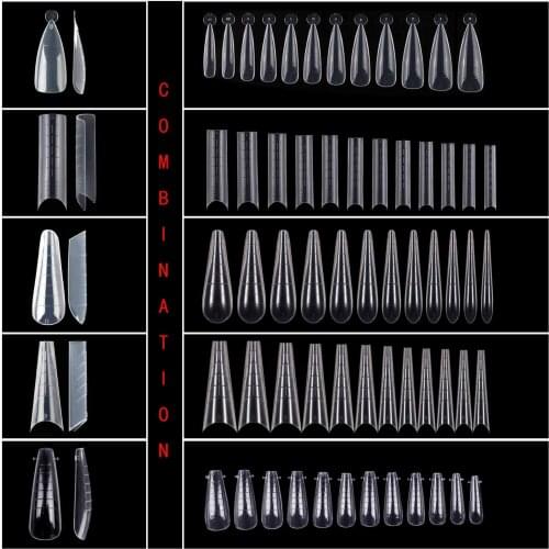 Uppers Dual Nail Form Quick Builder Poly UV Gel Art Nails Acrylic DIY French False Nails Extension Top Molds For Manicure