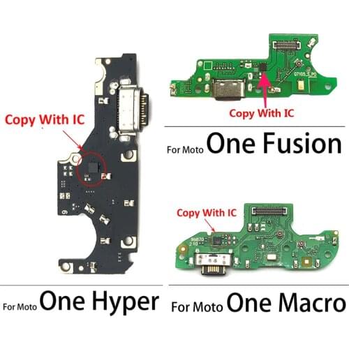 10Pcs Dock Connector USB Charger Charging Port Flex Cable Board For Moto G8 G7 Plus Play One Macro Fusion Hyper G8 Power Lite