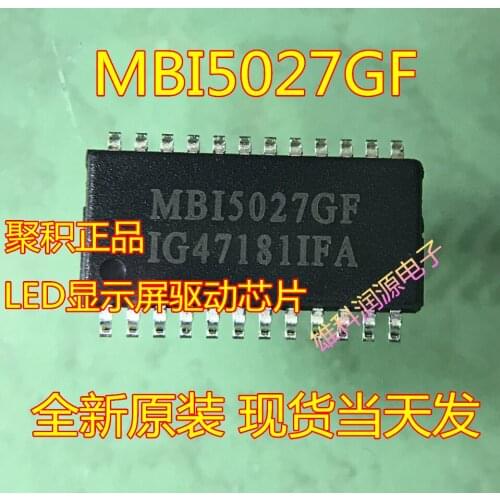100% New&original In Stock MBI5027GF SOP24(1.0MM16