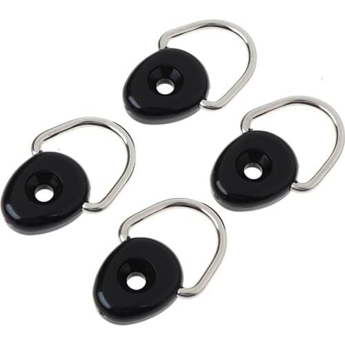 Stainless Steel Kayak D Ring Tie Down Loop Canoe Row Boat D Ring Safety Deck Fitting Parts kayak Accessories 4pcs