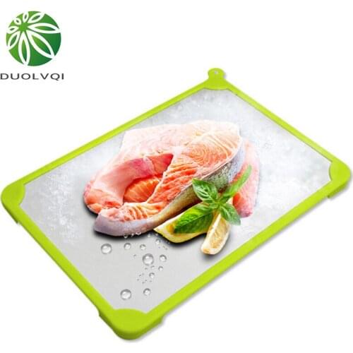 Automatic Thawing Plate Cutting Board Fast Frozen Food Meat Fish Food Miracle Defrosting Tray Kitchen Gadgets