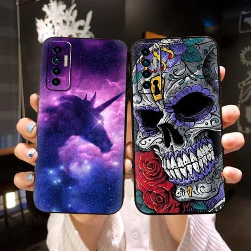 Glitter luxury Phone Case For Tecno Camon17P Shockproof New New Arrival Wholesale For men