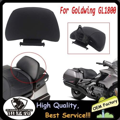 For Honda Goldwing GL1800 GL 1800 2018-2020 Motorcycle Motorbike Black Rear Passenger Backrest