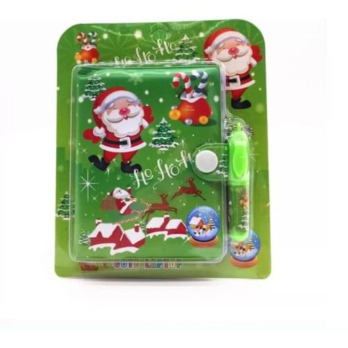 2020 Hot Sale Kawaii A6 Size Notebook with Pen Set Christmas Gifts Notepad Portable Mini Size Freight Free