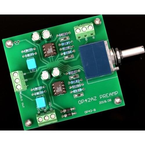 GZLOZONE Ceramic Seal OP42FZ FET Input High Speed Tube Sound Style Preamp Board L11-26
