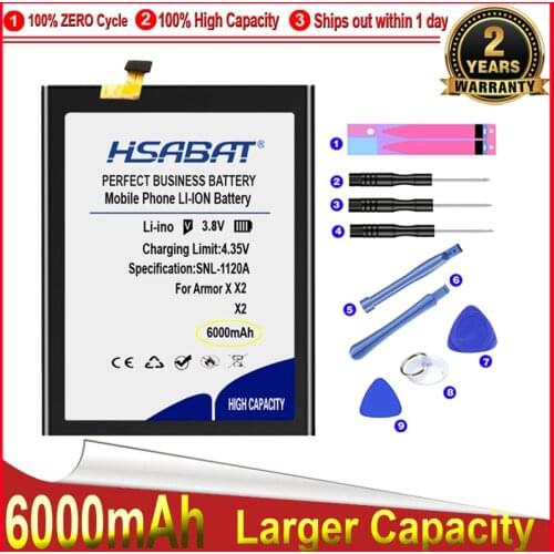 HSABAT Ulefone Armor X2 Phone Batteries