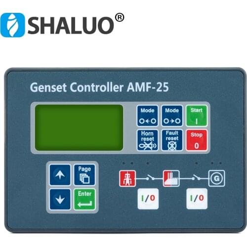 Diesel generator controller AMF25 AMF20 auto genset control module LCD display remote monitor Compatible With Original
