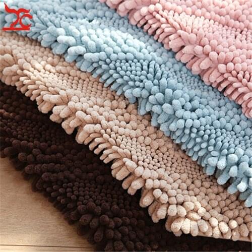 Chenille mats living room bedroom bathroom door mats kitchen non-slip microfiber water absorption mat