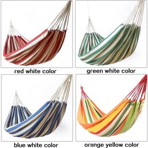 Outdoor leisure single double thick canvas indoor camping swing chair home dormitory single chair swing