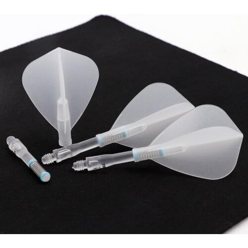 CUESOUL AK4 Dart Flights With AK7 Dart Shaft Set Standard Slim Kite Shape Durable Anti-fall For Professional Dartboard Games