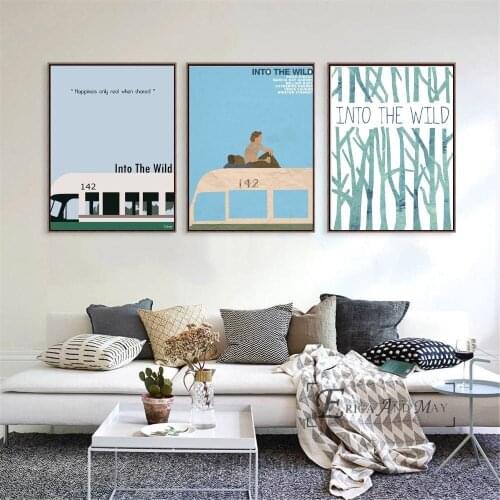 The Wild Into TV Show Silhouette Wall Art Canvas Painting Poster For Home Decor Posters And Prints Unframed Decorative Pictures