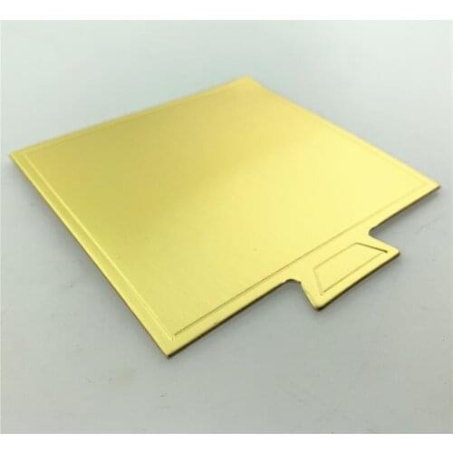 Mousse Bottom Tray Melaleuca Cake Gasket Small Gold Cardboard Tray Cut Pieces Cake Mat Thickened
