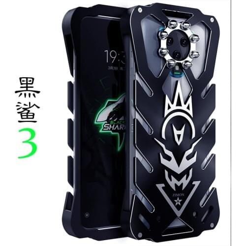 New Zimon Aluminum Armor Thor Case For xiaomi black Shark 3 3s Case Cover The Flash Iron Man Phone Shell Skin Bag for blackshark