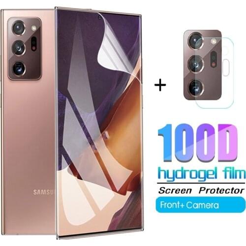 Lens+note 20 ultra Hydrogel Film for Galaxy note20 note 20 ultra phone Screen full cover protective films for Galaxy note20 5G