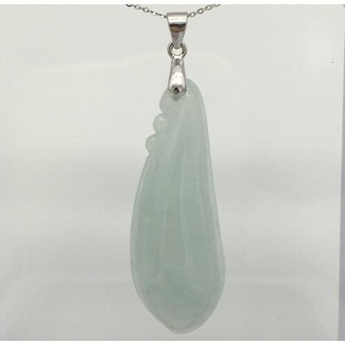 Wholesale new natural stone 100% AA pendant Tibetan silver necklace good luck 45 inches around 10X45MM