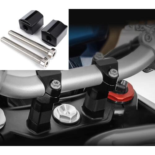 Handlebar Riser Height up Adapters fit for 790 Adventure R ADV 2019 2020 2021 Handle Bar Mount Clamp