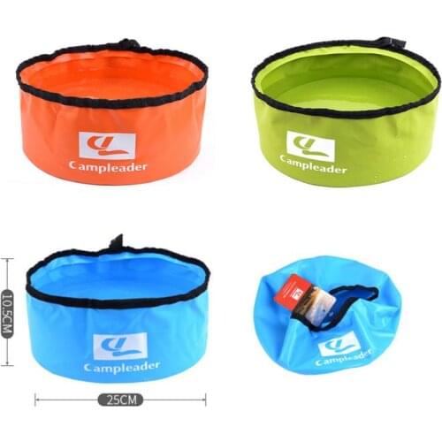 Outdoor Camping Emergency Water Bag 9L Lightweight Folding Bucket Portable Washbasin Travel Fishing Hiking Picnic Outdoor Tools
