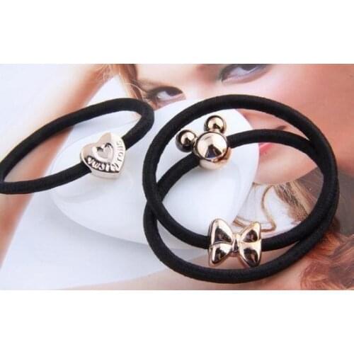 2021 HOT Fashion korea Elastic heart hair bands jewelry wholesale! Woman Hairband