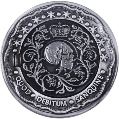 Hot Movie John Wick: Blood Oath Marker Coin Replica Cosplay Metal Props Cosplay Party Accessories Collection Gifts