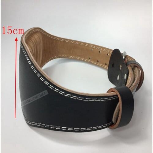 Genuine Leather Weight Lifting Belt Fitness Gym Squat Training Weightlifting Belt Widening Male Women Back Spport Equipment