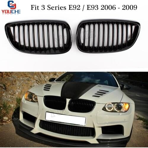 E92 E93 Replacement Front Bumper Grille Mesh for BMW 3 Series E90 M3 / E92 M3 / E93 M3 318i 320i 325i 328i 330i 335i 2006 - 2009