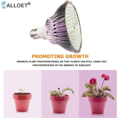 LED Plant Grow Lamp E27 Lamp Head Plants Growing Light Full Spectrum Flower Growth Nursery Lamps Indoor Hydroponic Greenhouse