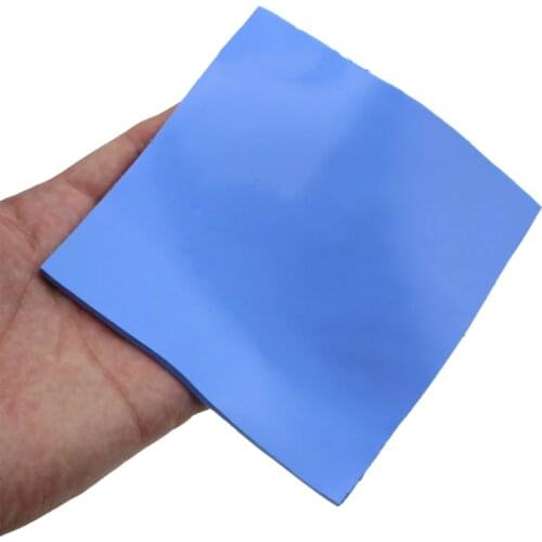 1pc 100mmx100mmx1mm GPU Northbridge IC LED Chipset Heatsink Cooling Conductive Silicone Thermal Pad,100x100x1mm with 3.2W/mK