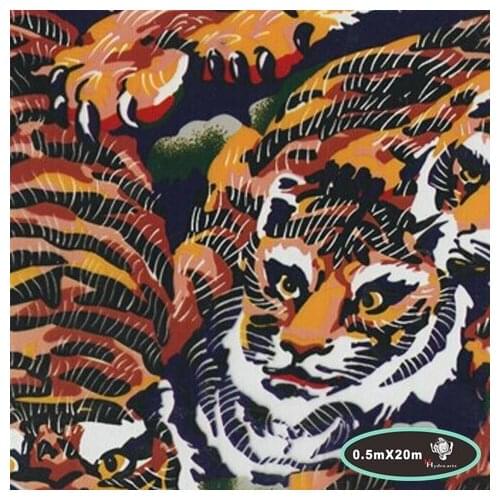 High quality tiger stripes water transfer printing hydrographics film,50cm*20m,water transfer film HYA-673