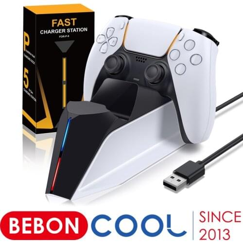 For Dual PS5 Controller Charger Fast USB Type-C Charging Dock Station For Playstation 5 Joystick Gamepads For PS5 Accessories