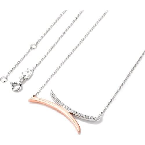 S925 Sterling Silver Womens Clavicle Chain