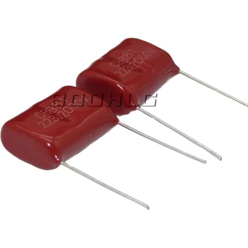 10pcs Metallized Polypropylene Film Capacitor CBB81 2000V 103J/153J/183J/223J /333J 2KV 103 153 183 223 333 Pitch 20mm